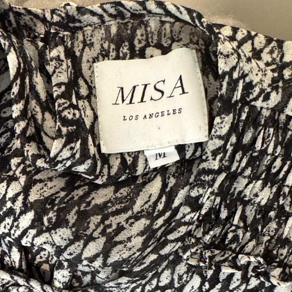 Misa Los Angeles Sophia Snake Dress - Picture 6 of 7